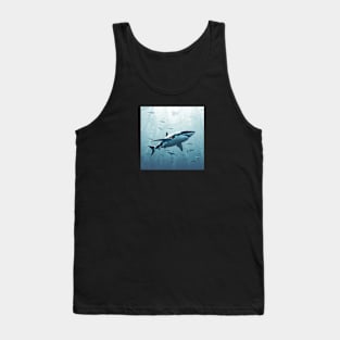 Sharks in the light blue Tank Top